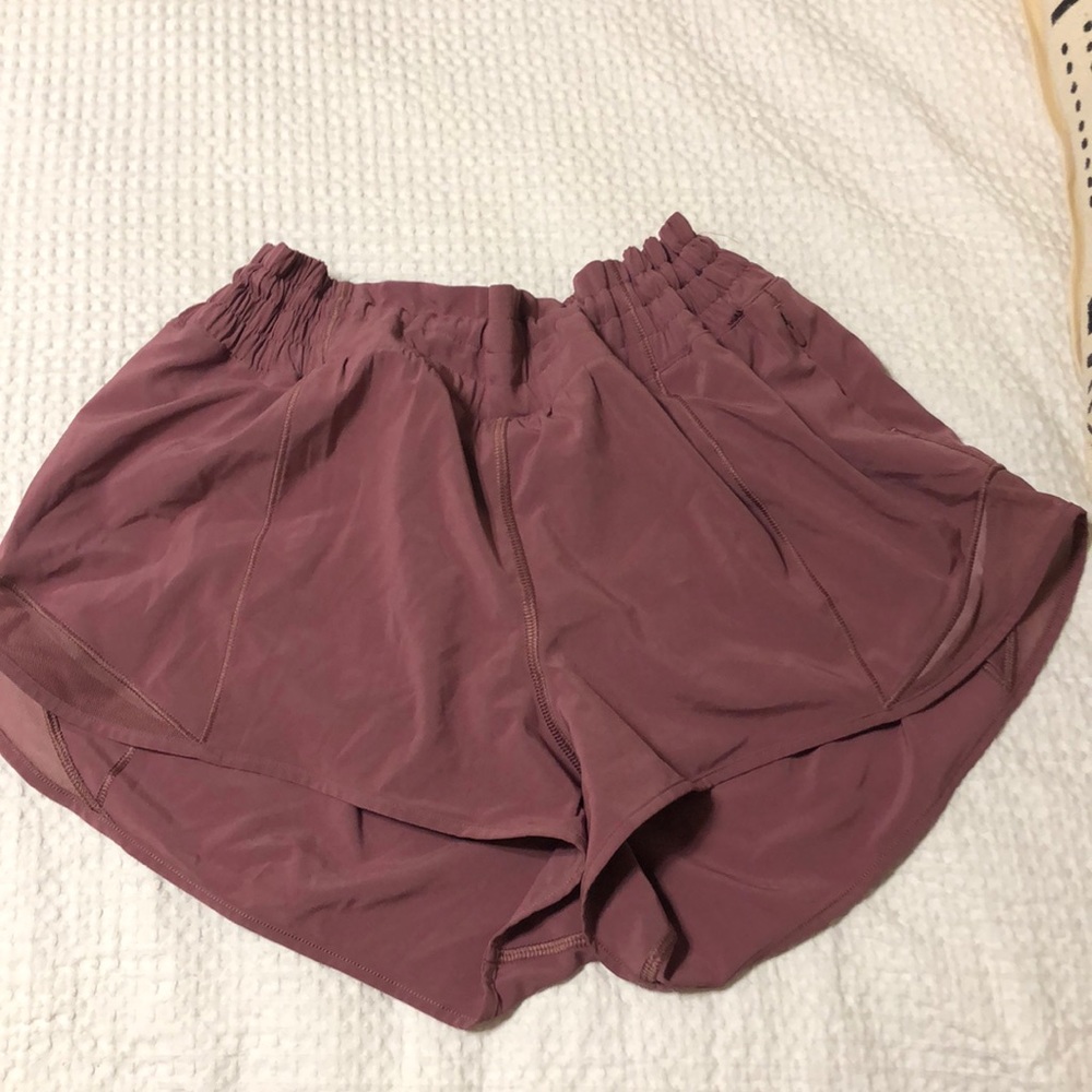 high waisted hotty toddy lululemon shorts